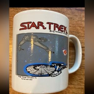 Vintage Star Trek mug cup